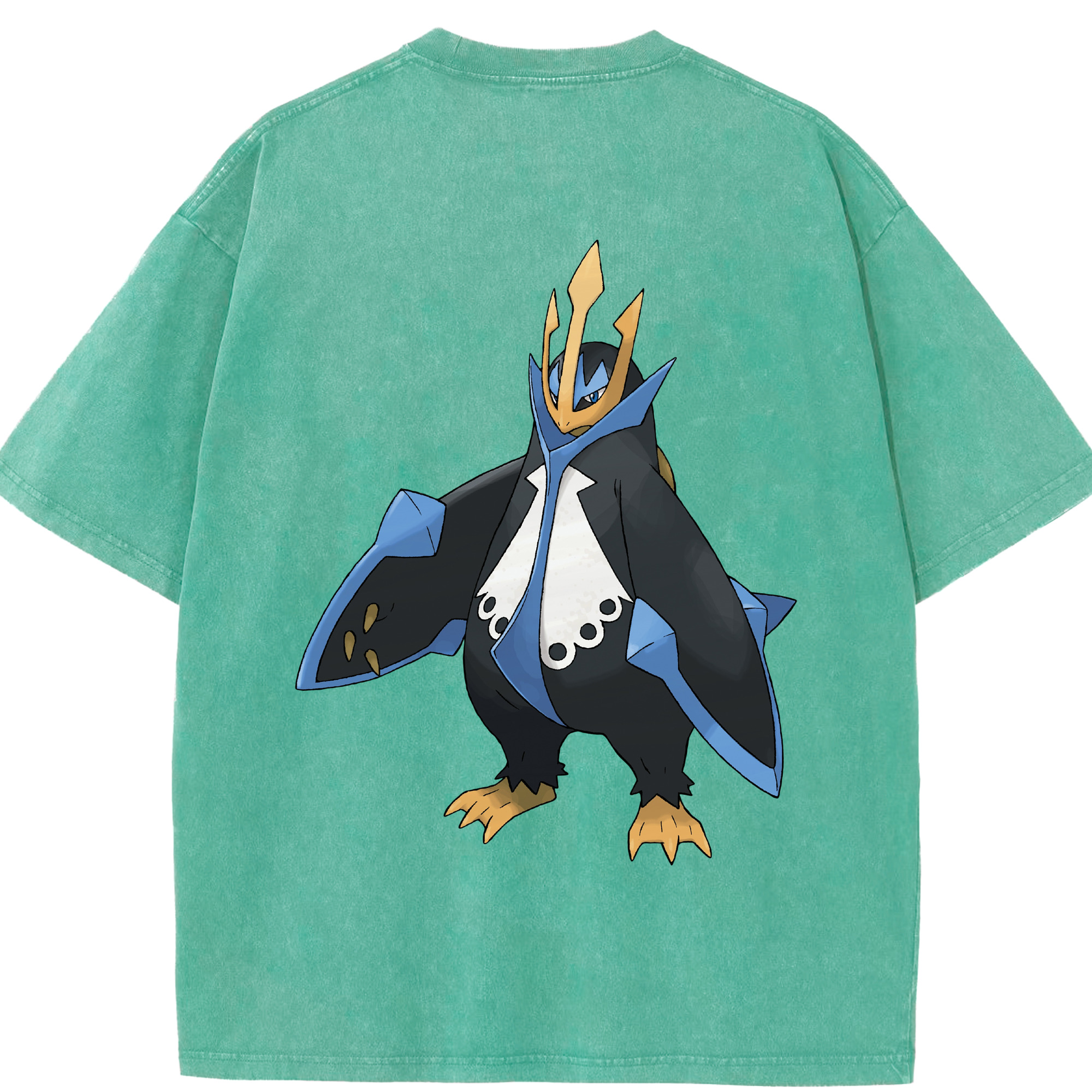 （画像用） ポケットモンスター Pokémon 綿100% ヴィンテージ風 半袖Tシャツ（背面プリント）